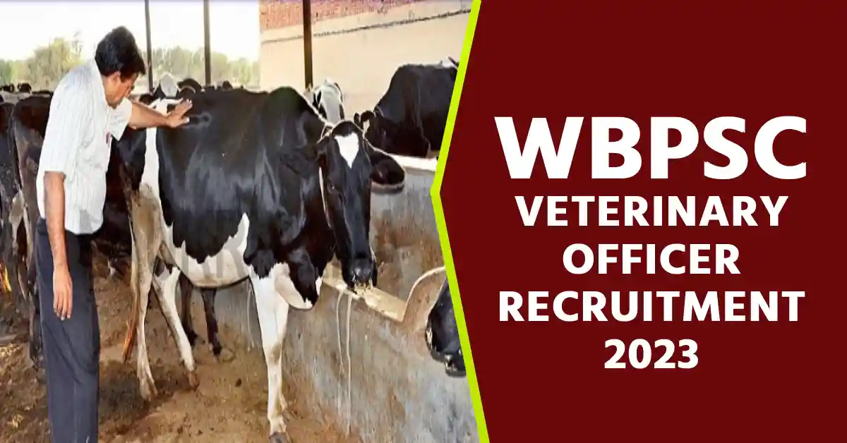 Veterinary Officer Recruitment 2023