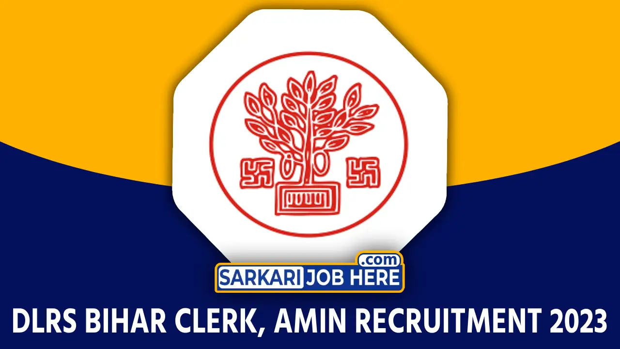 DLRS Bihar Clerk, amin Recruitment 2023