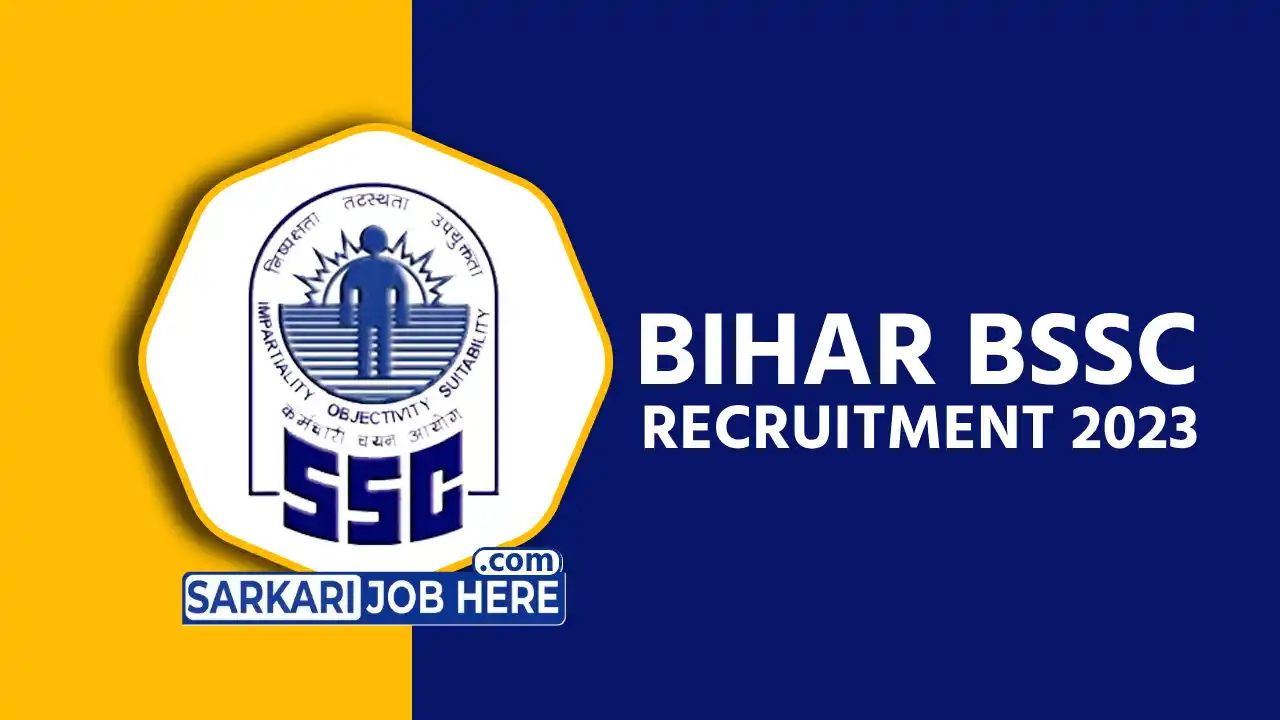 Bihar BSSC Stenographer Vacancy 2023 