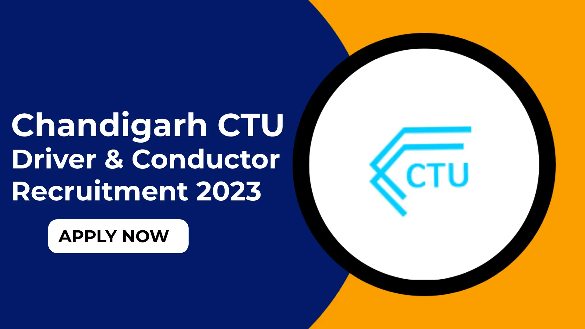 Chandigarh CTU Driver & Conductor Recruitment 2023