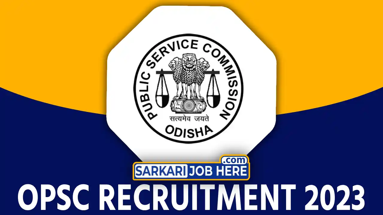 OPSC Lecturer Recruitment 2023