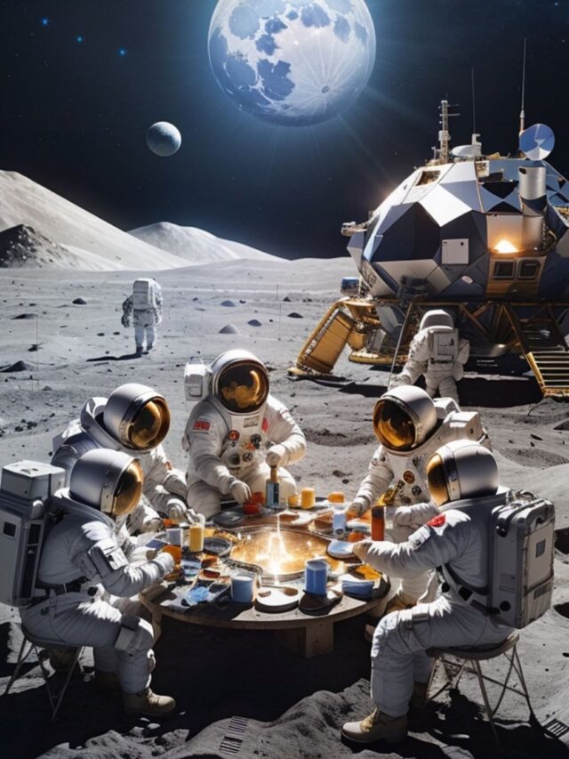 Ai ने हमको बताया है की चाँद पर इंसानी बस्ती कैसी होने वाली है